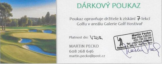 Dárkový poukaz 7 x 55 min.